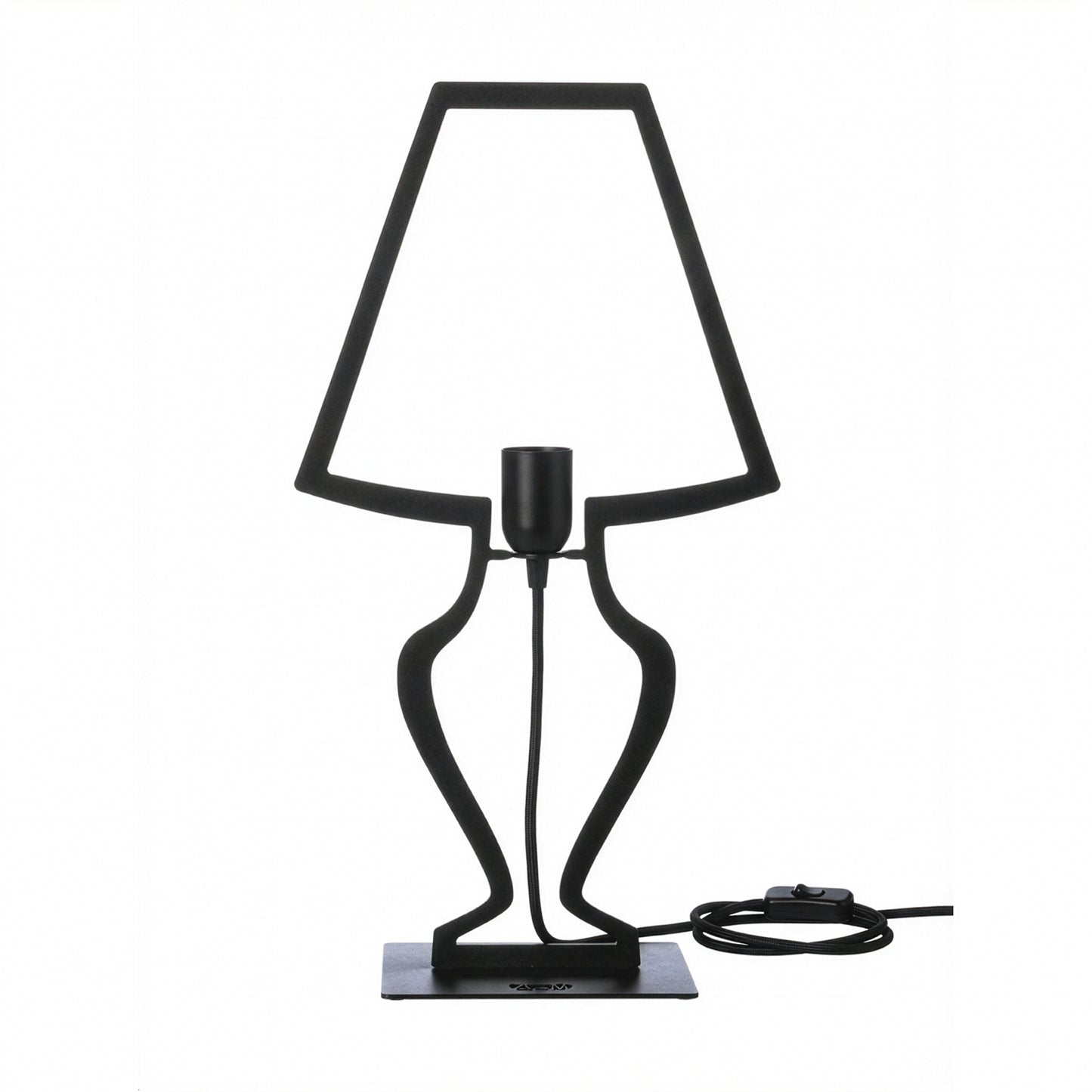 Silhouette design table lamp large