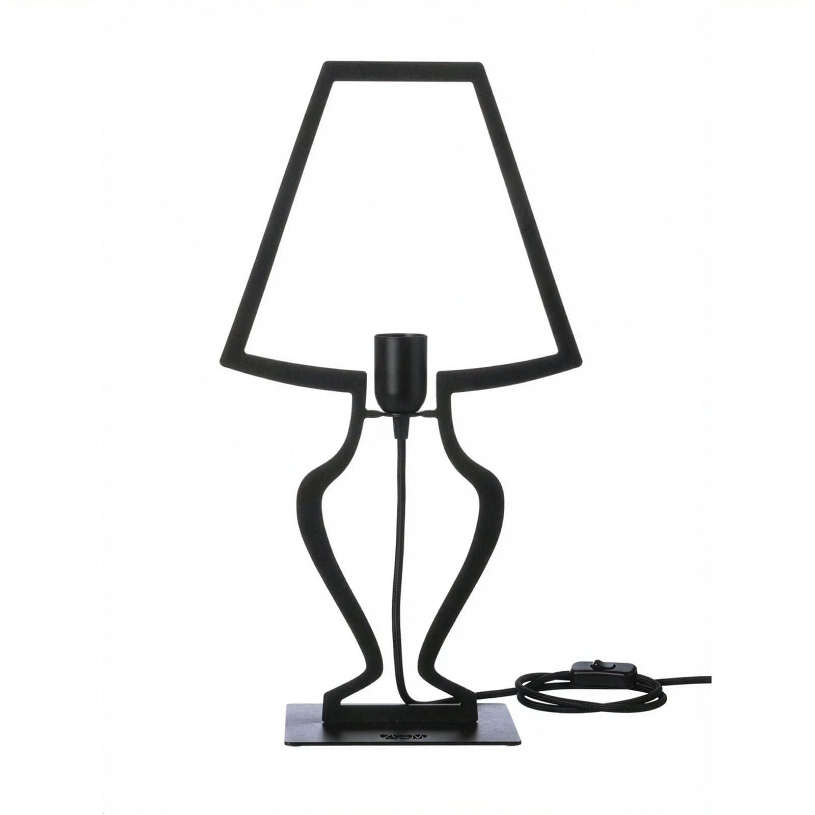 Silhouette design table lamp large