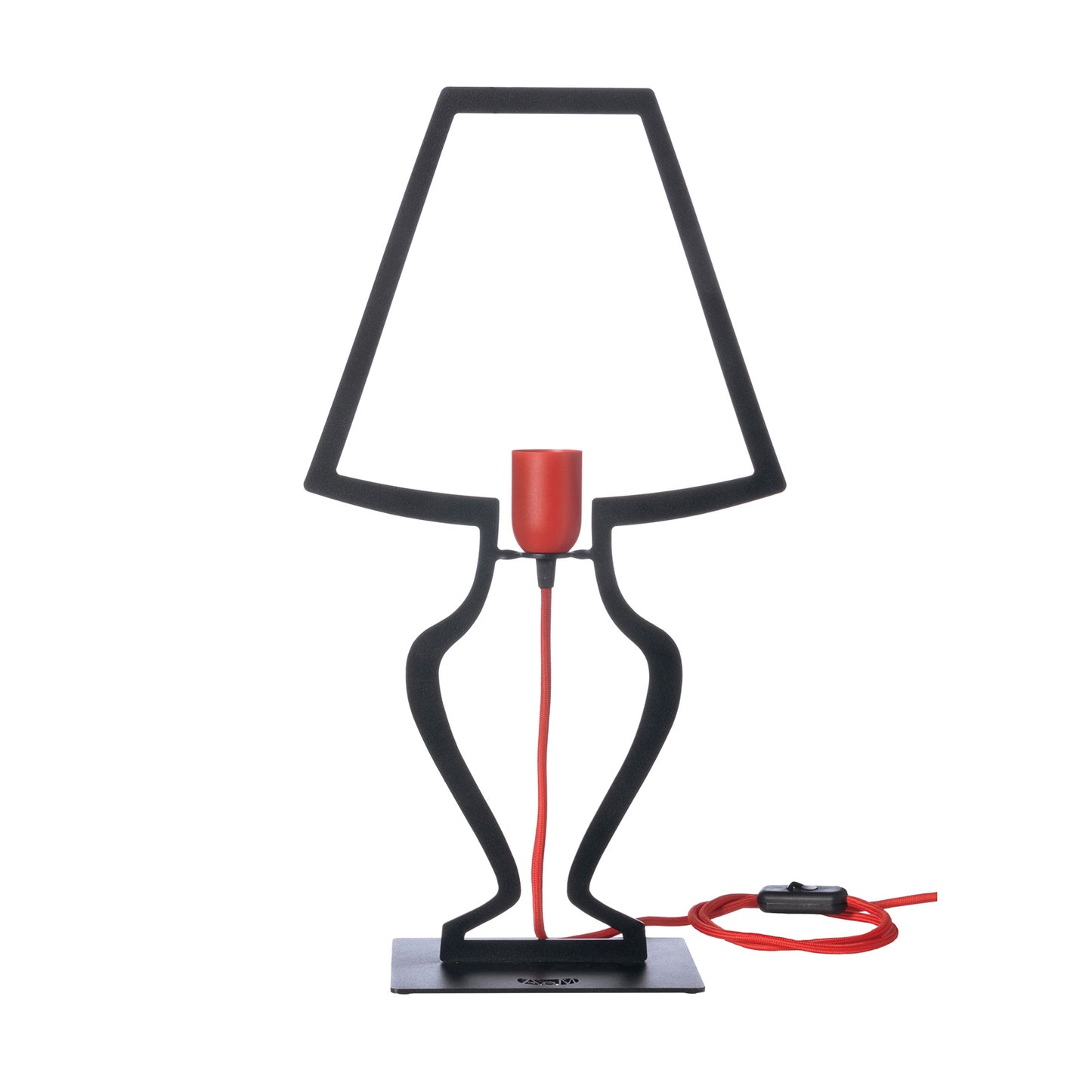 Silhouette design table lamp large