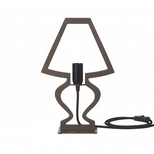 Silhouette design table lamp small