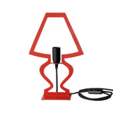 Silhouette design table lamp small