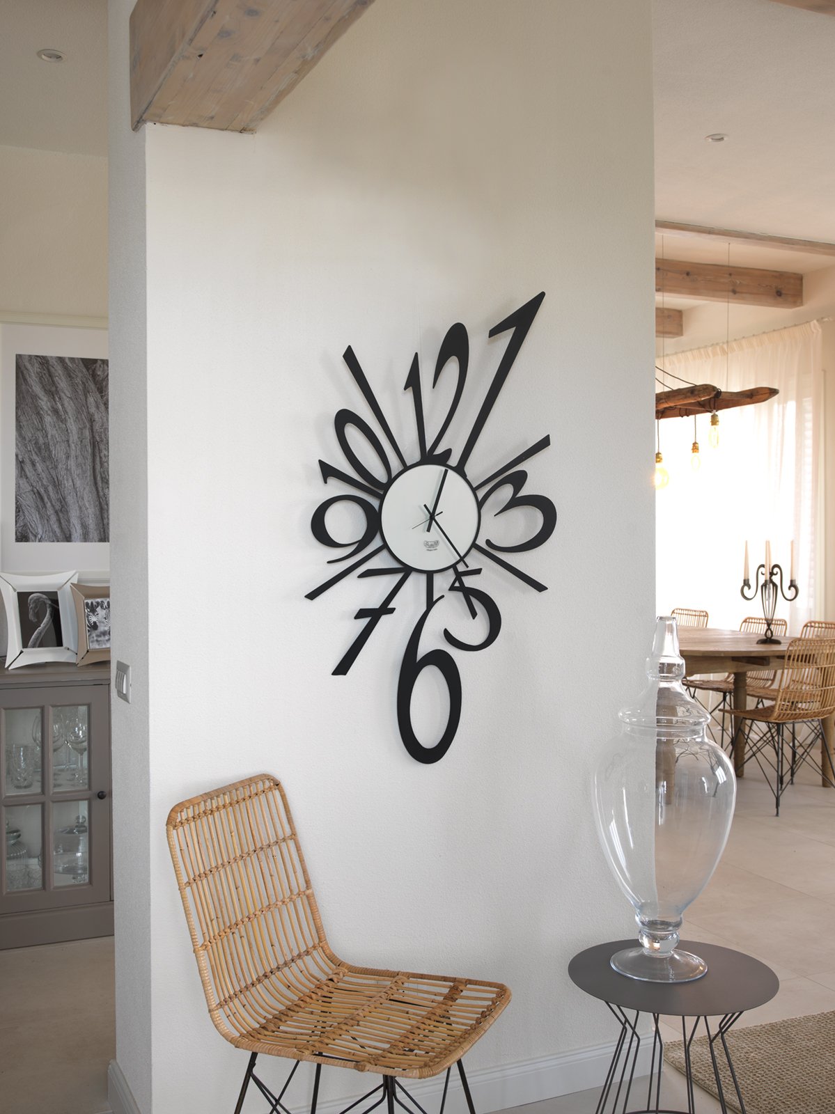 Orologio da parete di design Big Bang grande