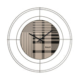 Nudo small Tartan design wall clock