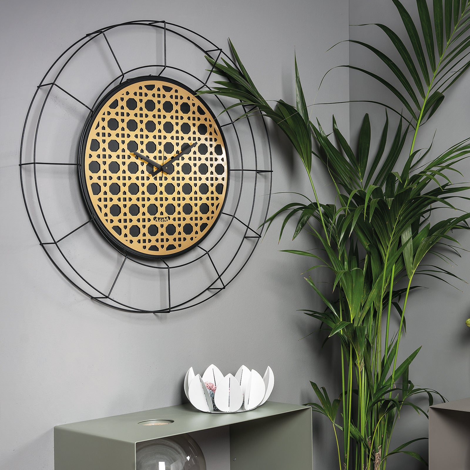 Orologio da parete di design con chiave e note musicali Musica | Arti e Mestieri Orologio da parete di design con chiave e note musicali Musica | Arti e Mestieri
