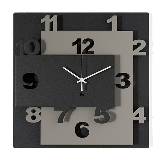 Modern wall clock Ziggurat