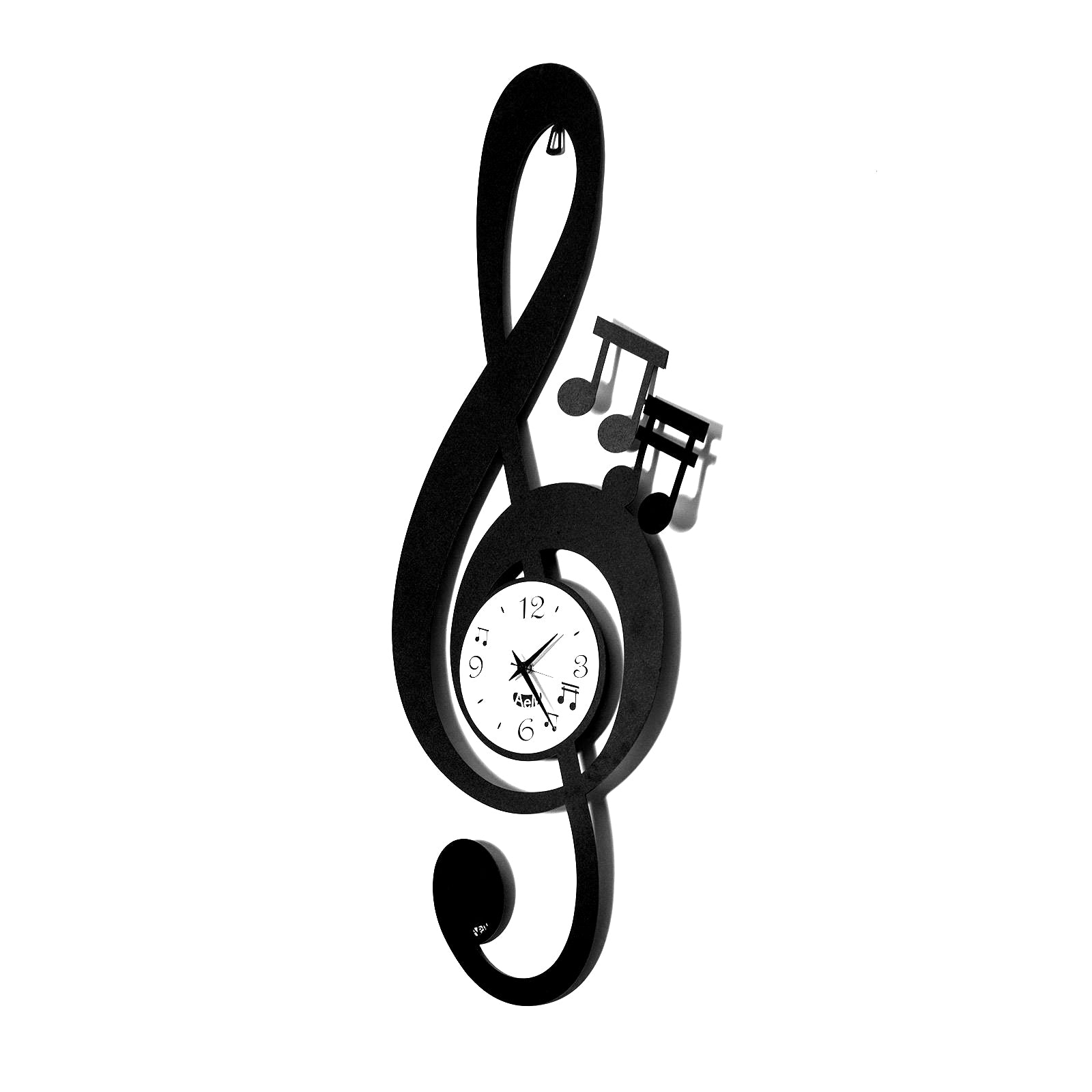 Design wall clock Musical Key