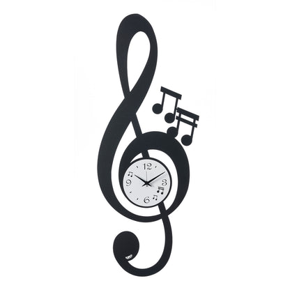 Design wall clock Musical Key