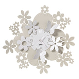 Special wall clock with flowers Daisy