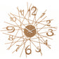 Orologio di design da parete Zig Zag
