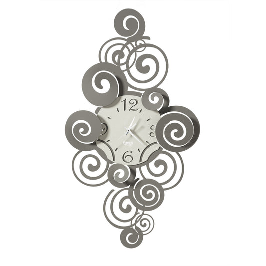 Design wall clock Arabesque vertical