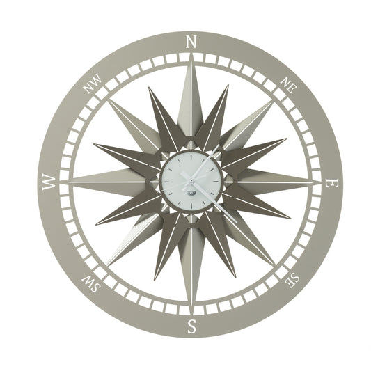 Wall clock Compass large