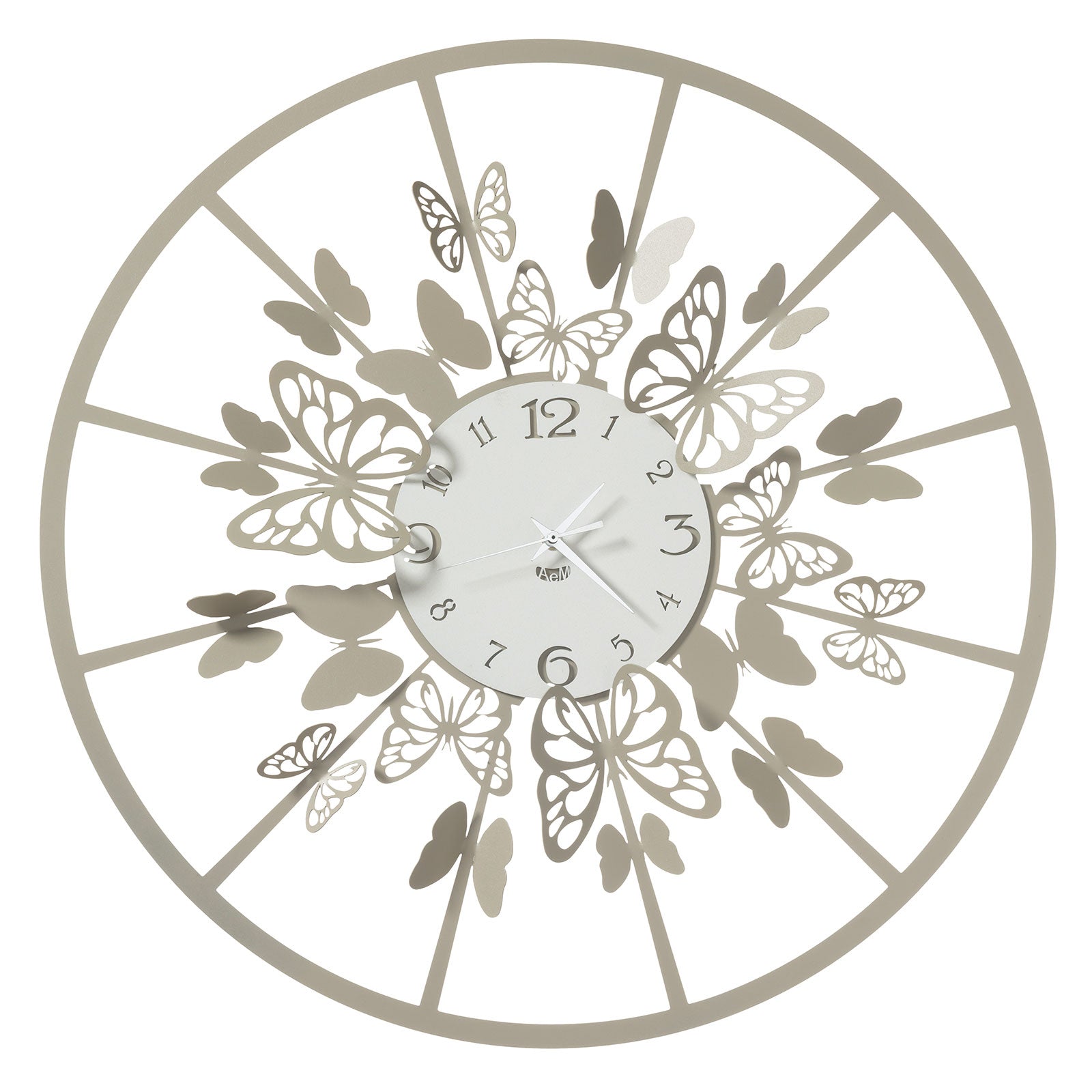 Design wall clock Sfarfallio large