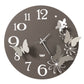 Orologio da parete particolare Butterfly Flowers grande