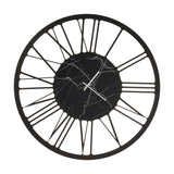 Grande horloge murale Big 90 effet marbre