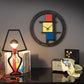 Mondrian 50 clock