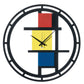 Mondrian 50 clock