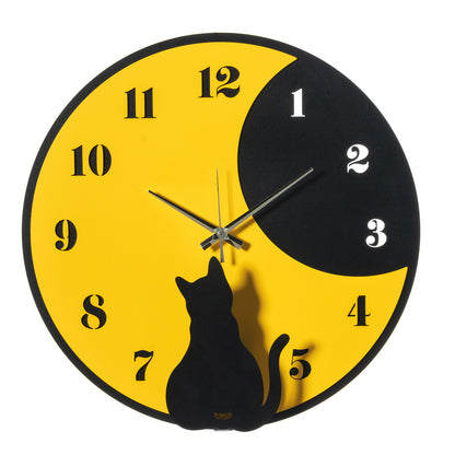 Horloge murale chat Moon Whiskers