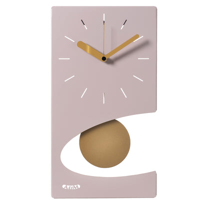 Modern design wall clock Eclipse pendulum