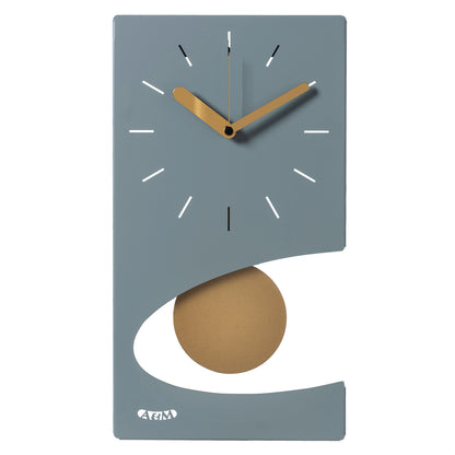 Modern design wall clock Eclipse pendulum