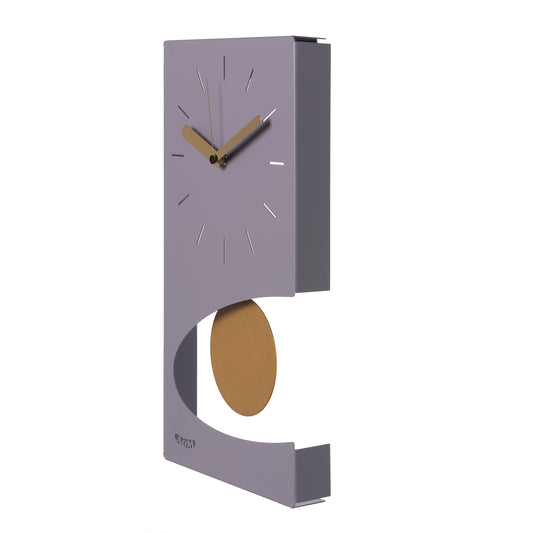 Modern design wall clock Eclipse pendulum