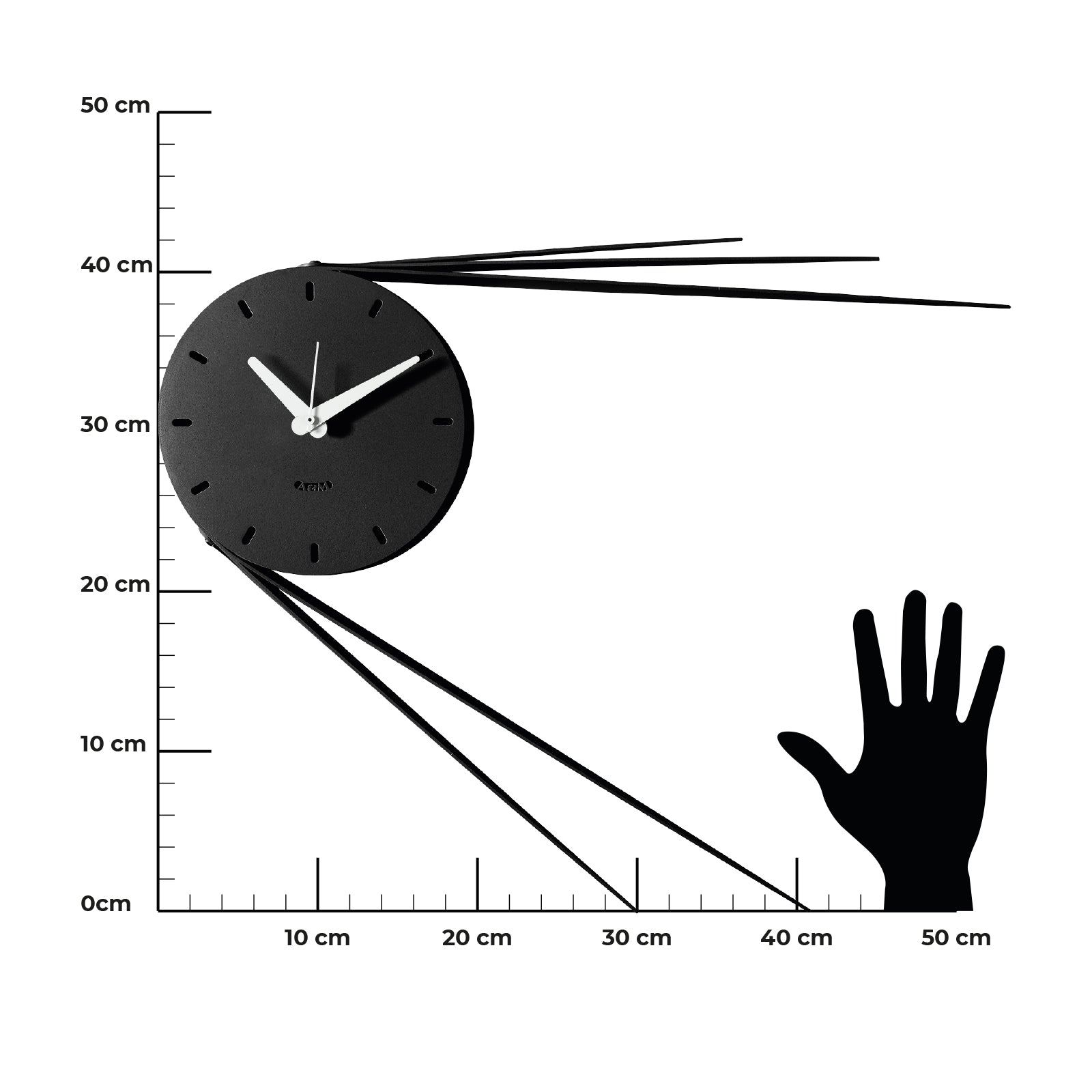 Orologio da parete di design Traslo
