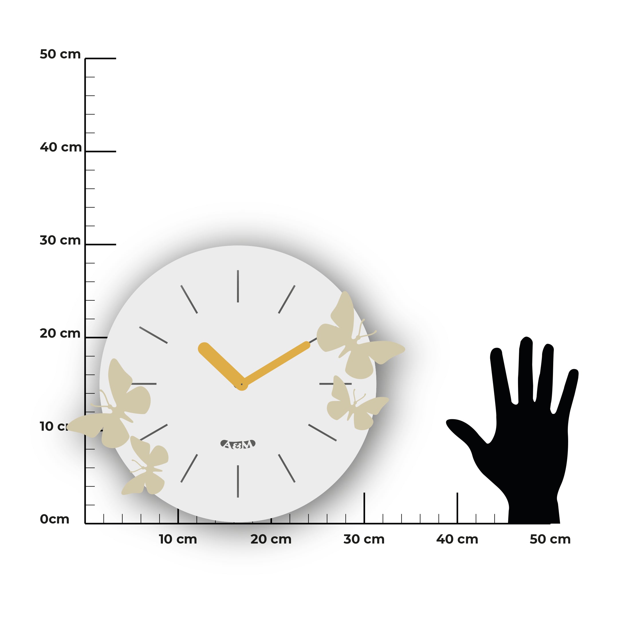 Butterfly Clock Battito d'Ali