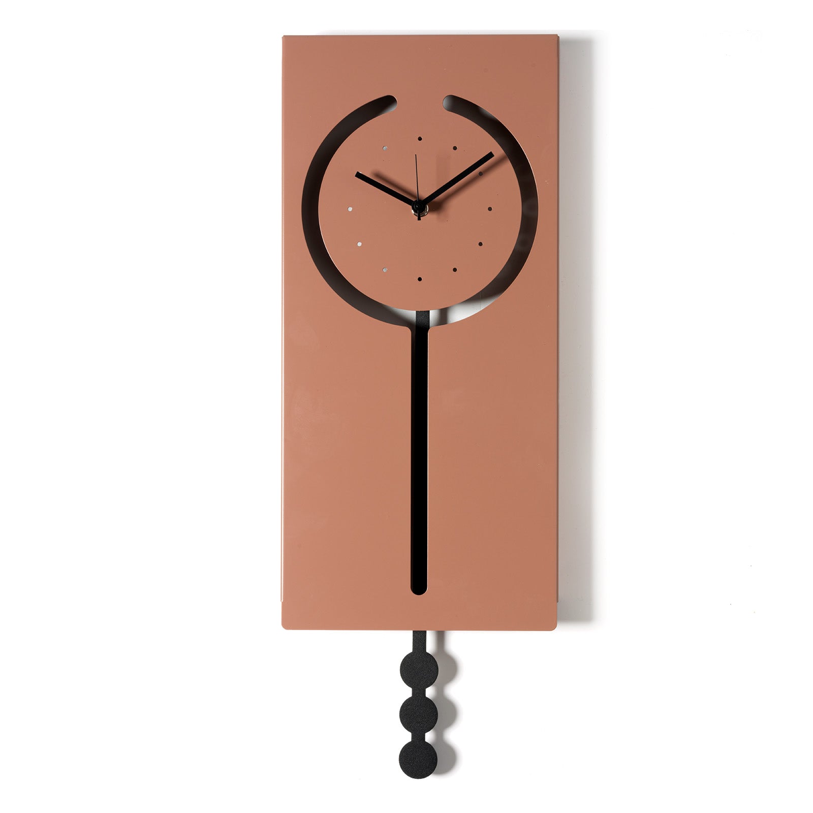 Orologio a pendolo Omega mocha mousse/nero vista frontale