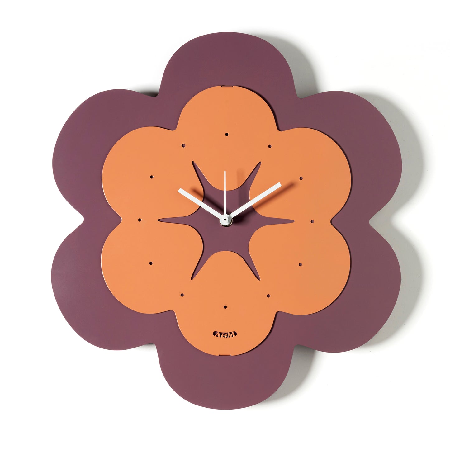 Florindo flower-shaped clock