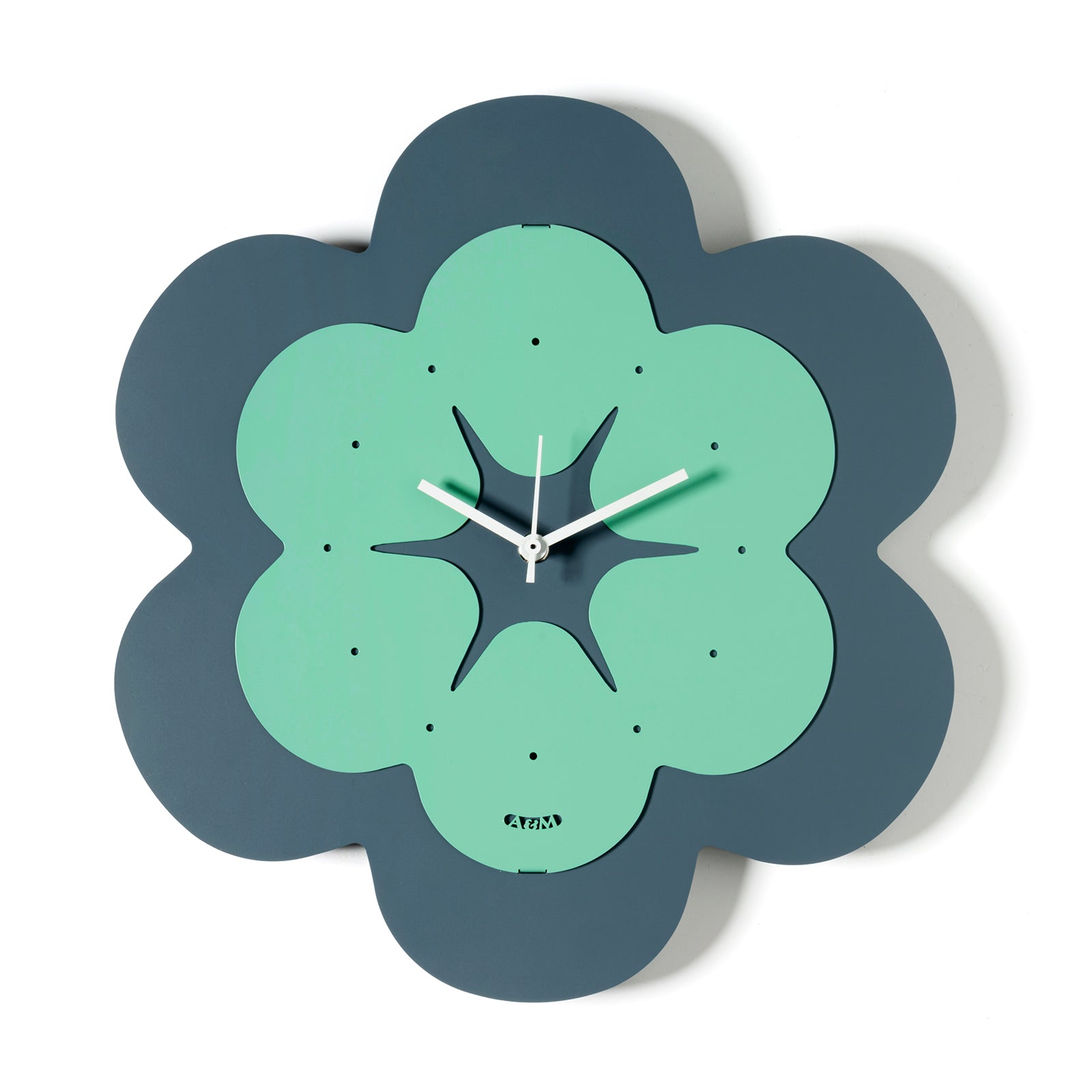 Florindo flower-shaped clock