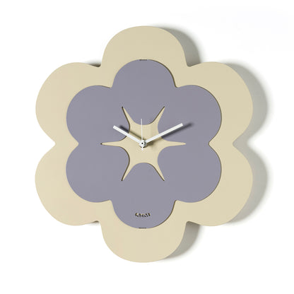 Florindo flower-shaped clock