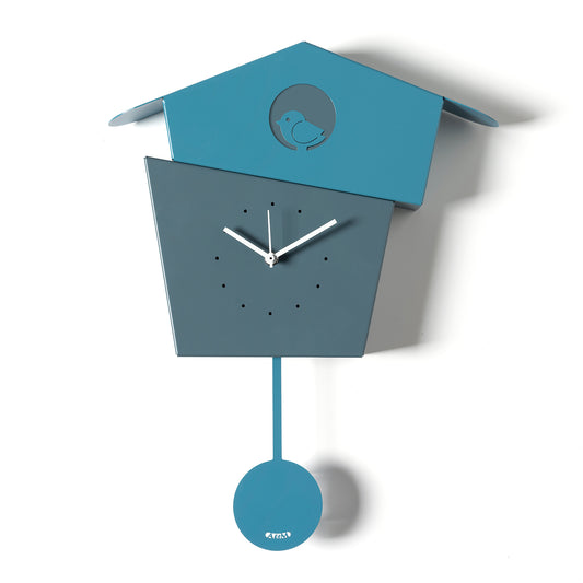 Orologio a pendolo Picchiarello Blu oltremare e Glicine