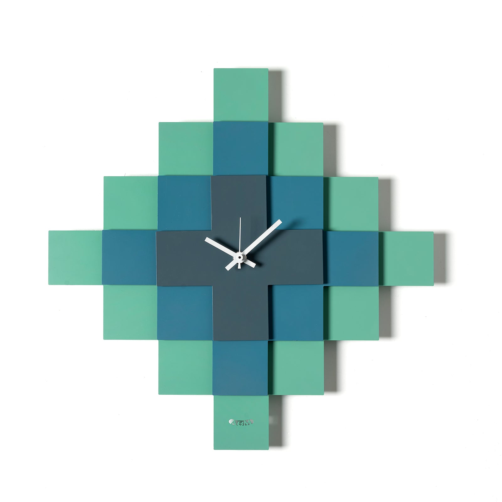 Mosaico geometric design clock