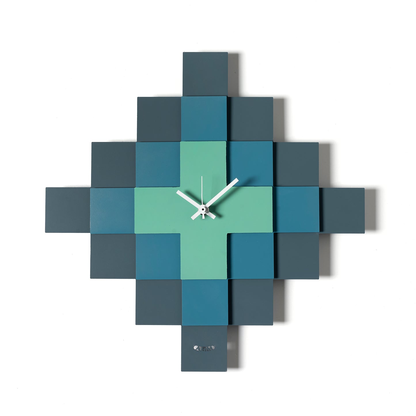 Mosaico geometric design clock