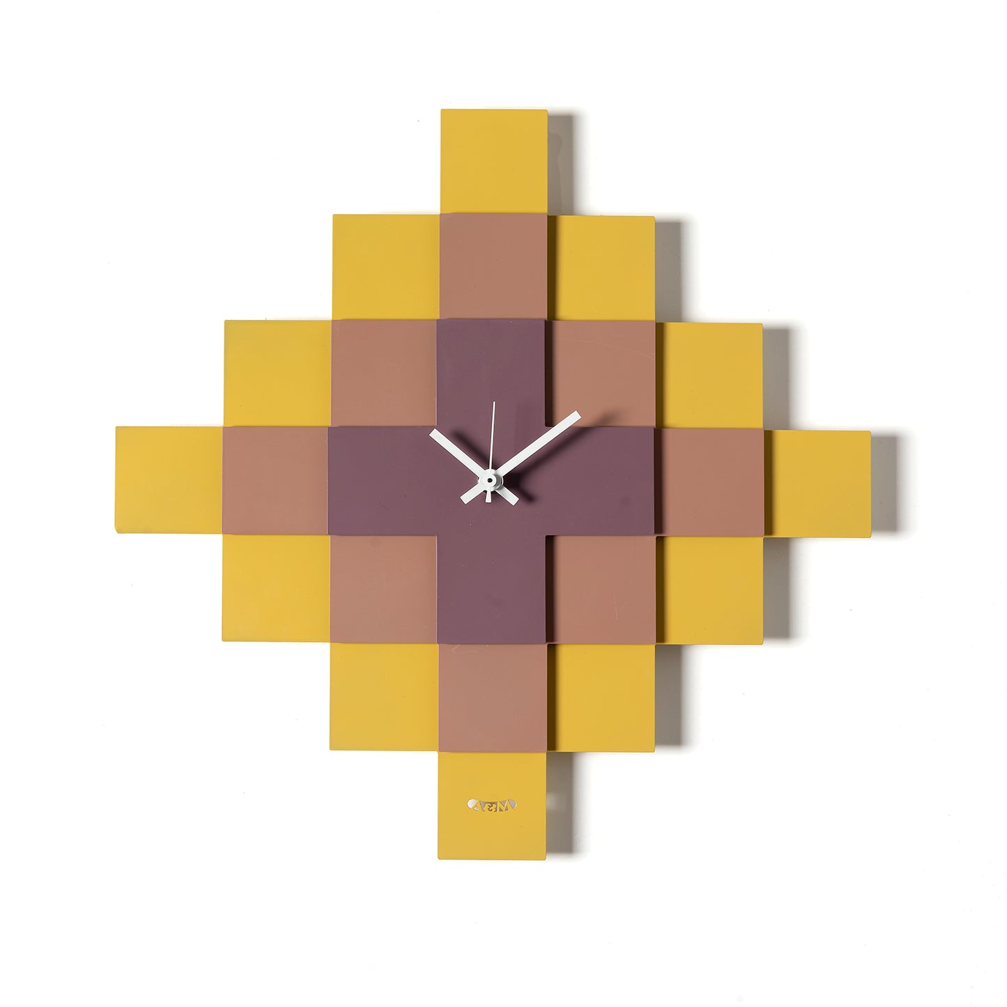 Mosaico geometric design clock