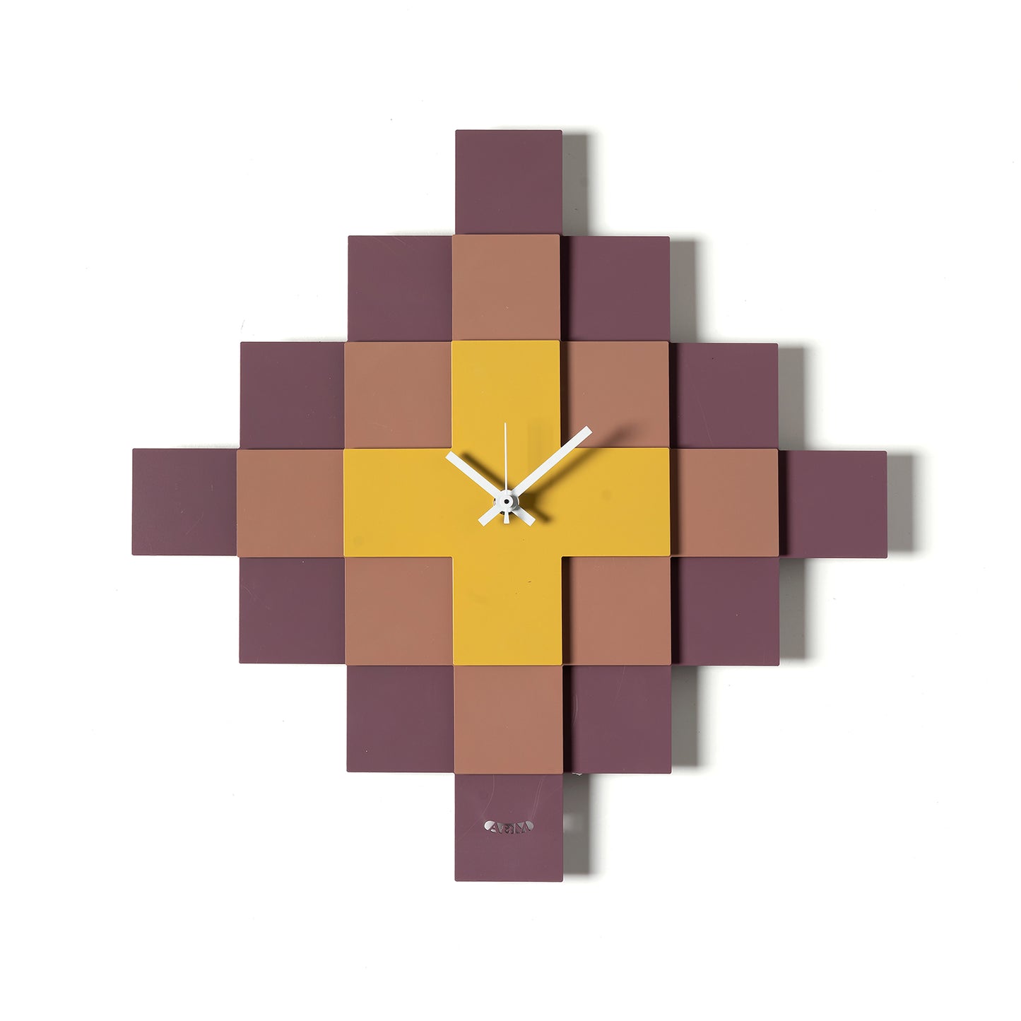 Mosaico geometric design clock