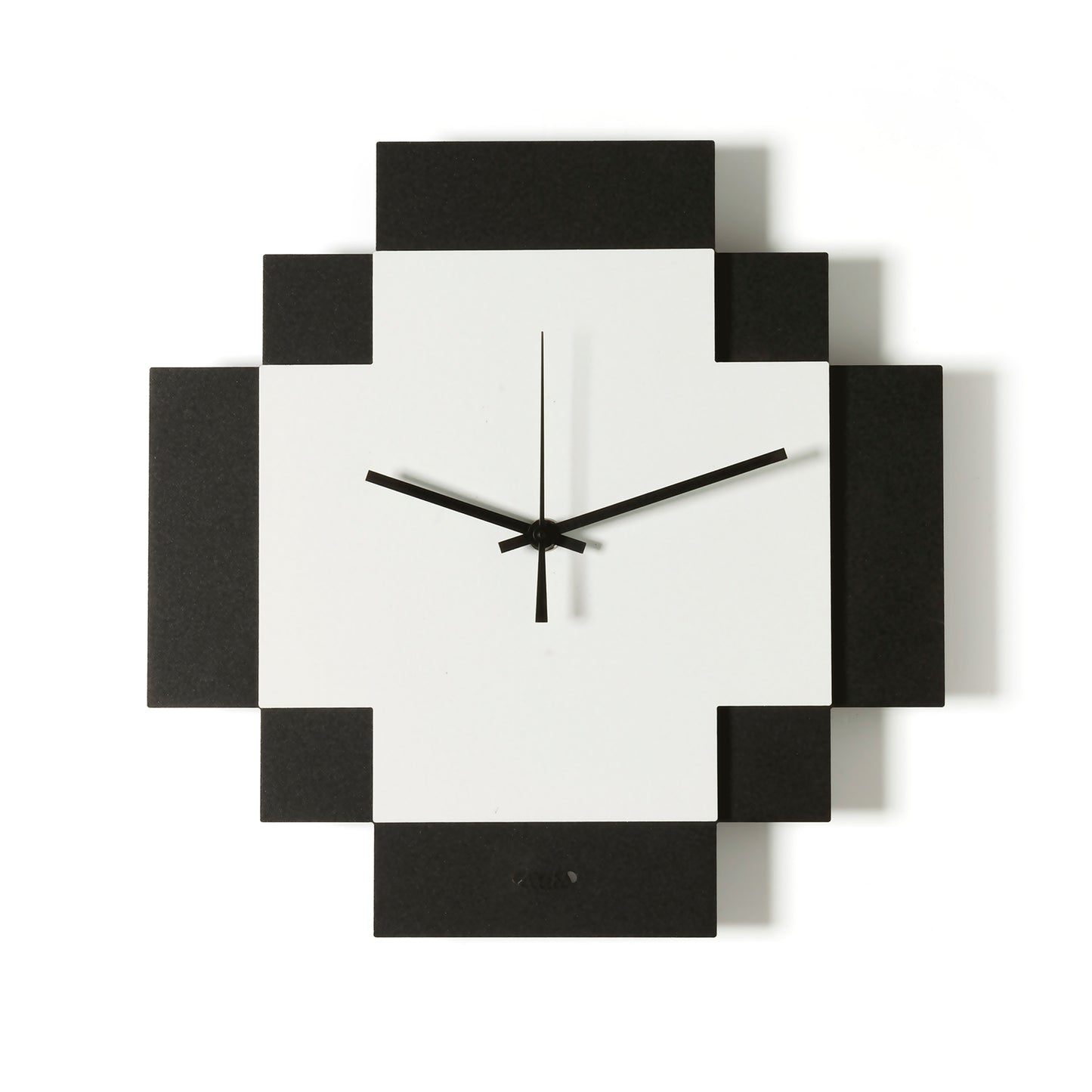 Tetris geometric design clock