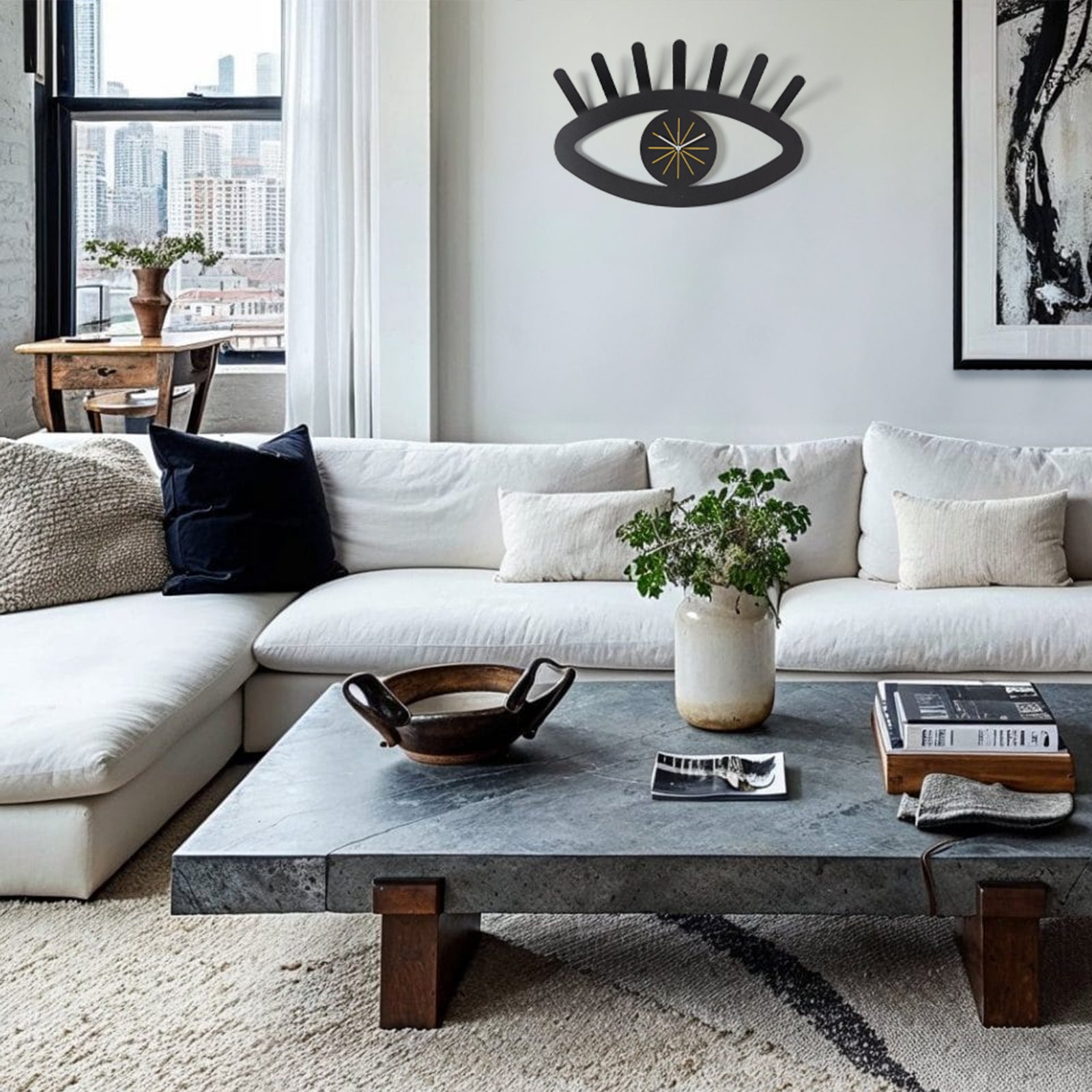 Ciclope design wall clock