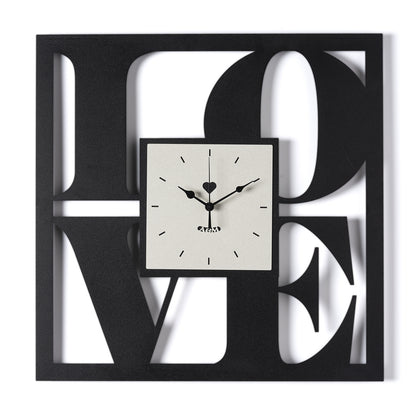Design wall clock Love