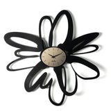 Orologio da parete Shodo nero Arti&Mestieri con quadrante velour bronzo