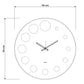 Schema grafico per le dimensioni dell'orologio Formula : 70 x 70 cm