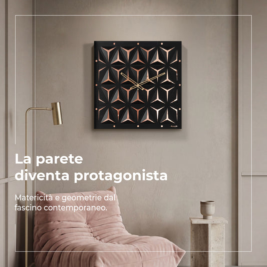 Foto ambientata dell'orologio di design Wallpaper di Arti&Mestieri