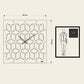 Orologio Wallpaper. Disegno quotato. Proporzioni dell'orologio