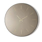 Orologio da parete Giotto 90 bronzo di grande formato con elegante quadrante in vetro specchiato Crystal Luxe® e raffinati indicatori in cristallo acrilico. Vista frontale