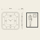 Orologio Dream. Disegno quotato. Proporzioni dell'orologio