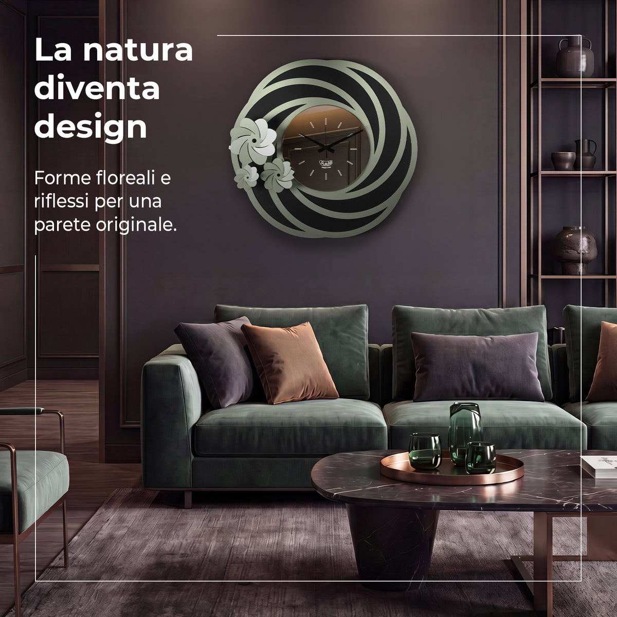 Foto ambientata dell'orologio di design Tahiti