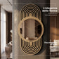 Foto ambientata dell'orologio da parete di design Modus