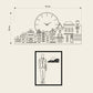 Orologio Night&Day, disegno quotato. Proporzioni dell'orologio