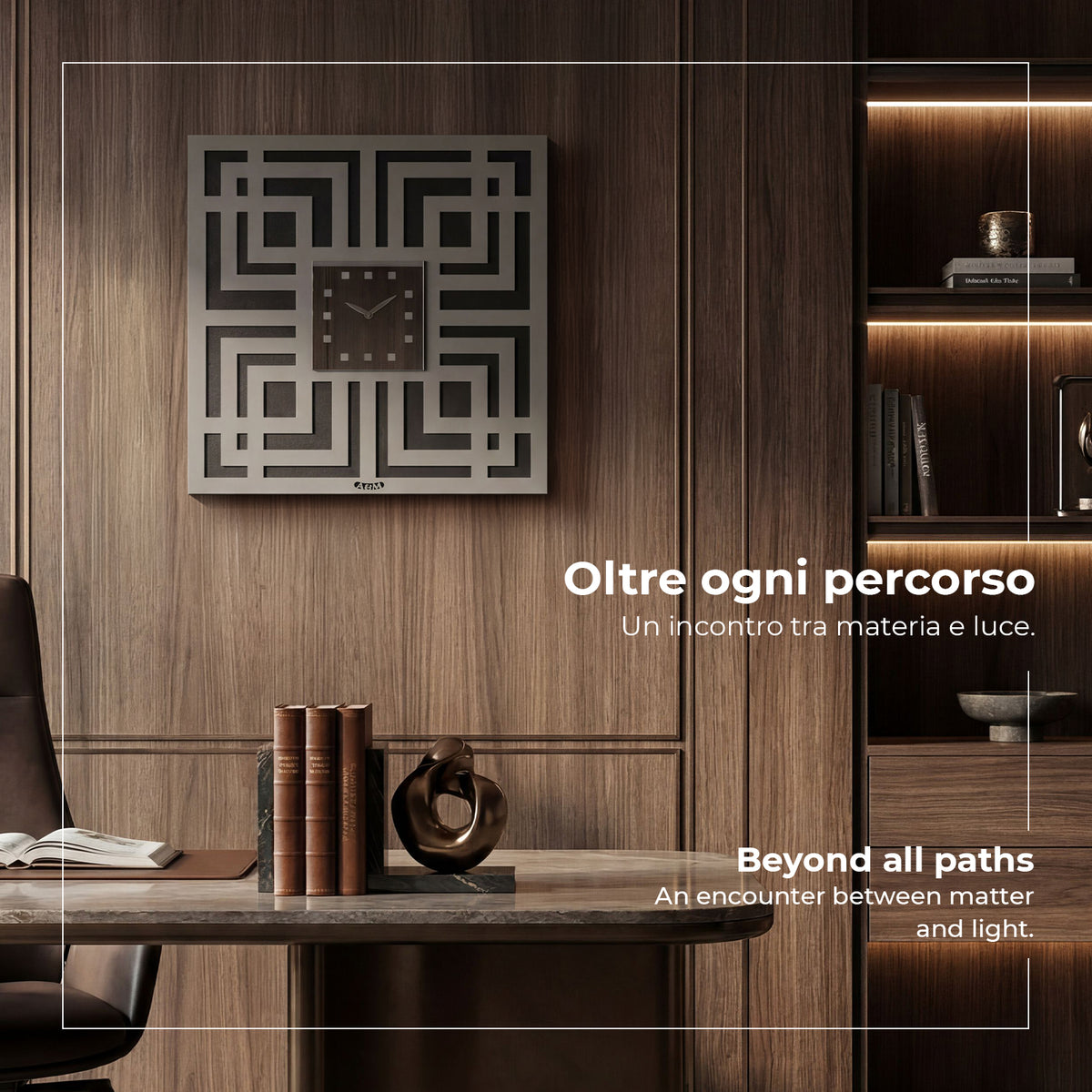 Foto ambientata in uno studio dell'orologio Labyrinth di Arti&Mestieri.