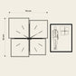 Orologio Sintesi 70 Basic. Disegno quotato. Proporzioni dell'orologio