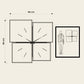 Orologio Sintesi 90 Basic. Disegno quotato. Proporzioni dell'orologio